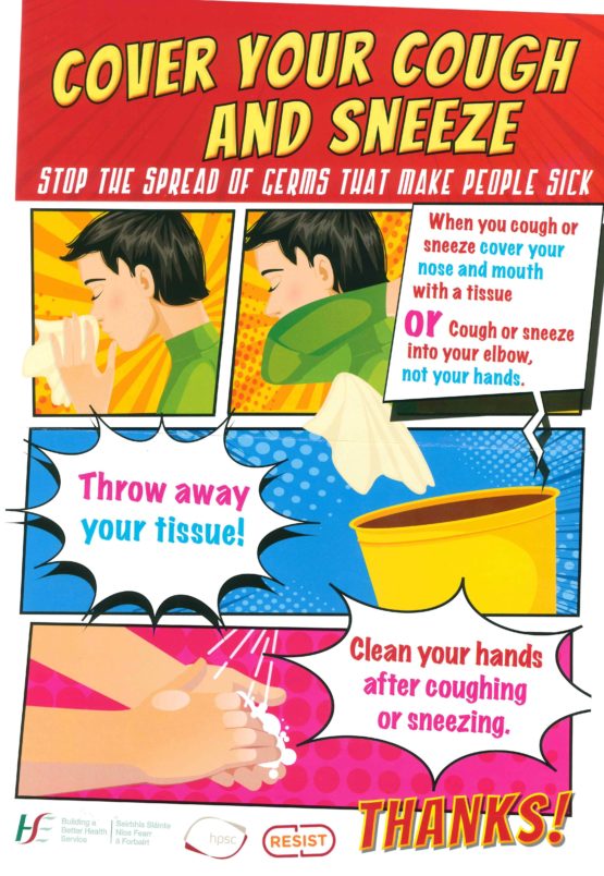 HSE circulates hygiene information posters to schools – Westbury Family ...